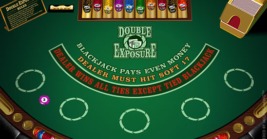 Blackjack de doble exposición