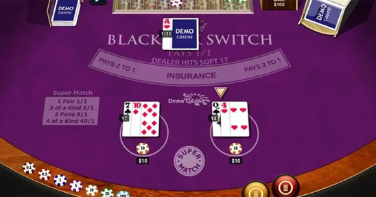 Blackjack switch