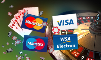 Tarjetas Visa, MasterCard o Maestro