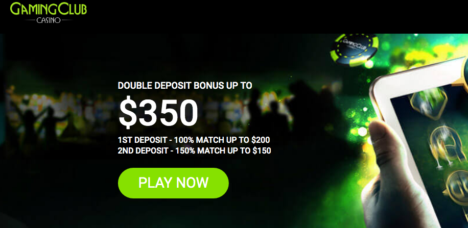 350 in bonuses at Gaming Club
