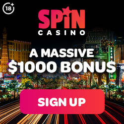 spin casino $1000 bonus